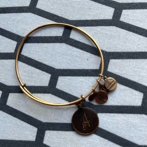 Alex & Ani Letter A Bangle